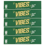 VIBES Rolling Papers Organic Hemp King Size (33 Leaves)