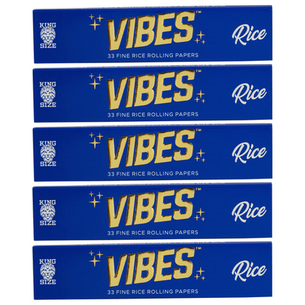 VIBES Rolling Papers Rice King Size (33 Leaves)