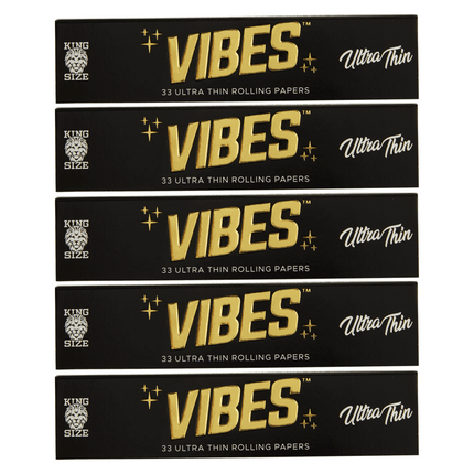 VIBES Rolling Papers Ultra Thin King Size (33 Leaves)