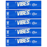 VIBES Rolling Papers Rice King Size with Tips (33 Leaves)