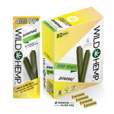 Wild Hemp Wraps Bananaz (4 Wraps Per Pouch)