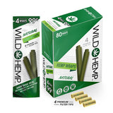 Wild Hemp Wraps Natural (4 Wraps Per Pouch)