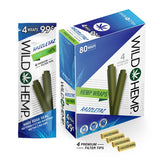 Wild Hemp Wraps Razzletaz (4 Wraps Per Pouch)