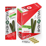 Wild Hemp Wraps Sweetz (4 Wraps Per Pouch)