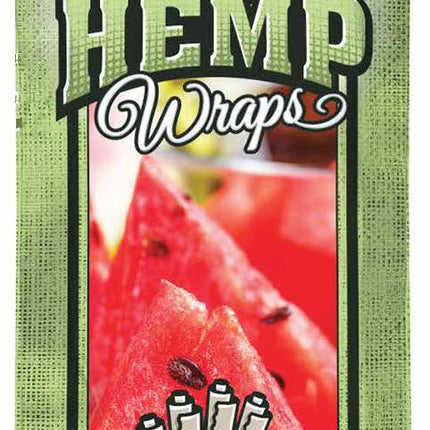Blunt Wrap Hemp Wraps Watermelon (4 Wraps per Pouch)