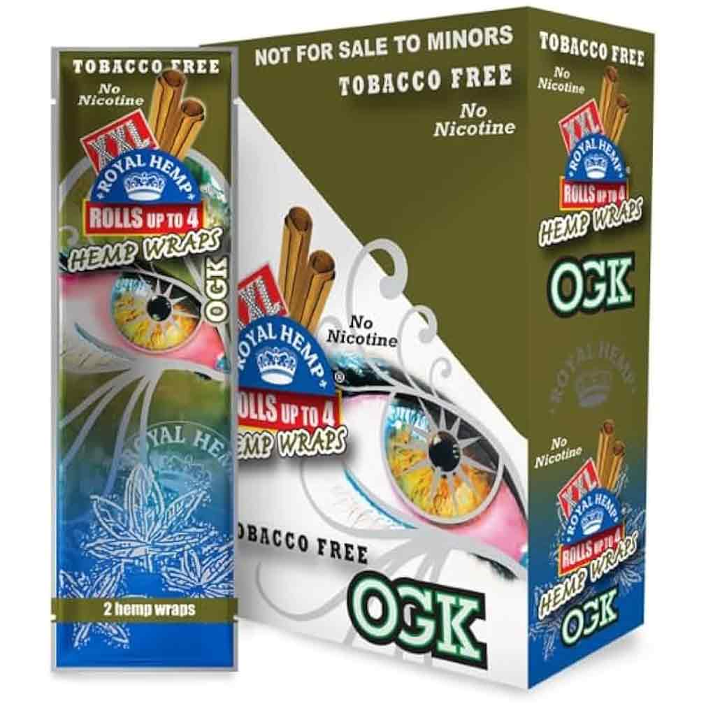 XXL Hemp Wraps OGK (2 Wraps Per Pouch)