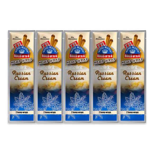 XXL Hemp Wraps Russian Cream (2 Wraps Per Pouch)