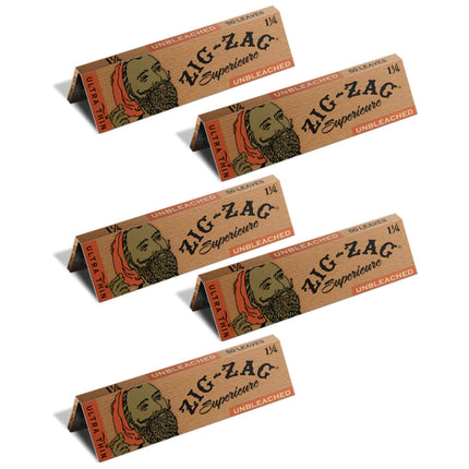 Zig-Zag Rolling Papers Unbleached 1 1/4 (50 Leaves)