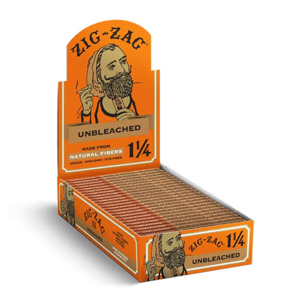 Zig-Zag Rolling Papers Unbleached 1 1/4 (50 Leaves)