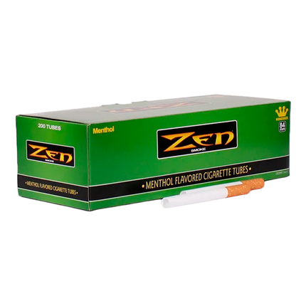 Zen Cigarette Tubes Menthol King Size 200 Tubes