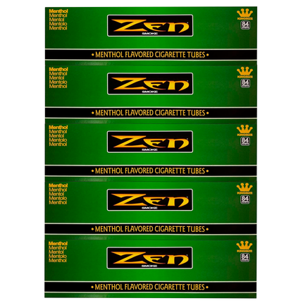 Zen Cigarette Tubes Menthol King Size 200 Tubes