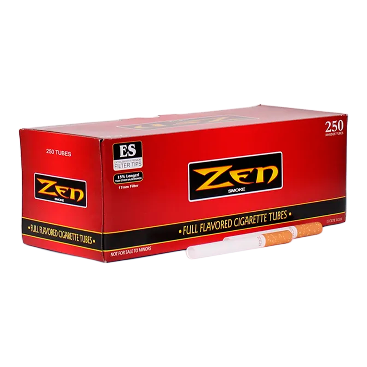 Zen Cigarette Tubes Full Flavor King Size 250 Tubes
