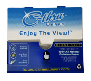 C-Thru Clear Rolling Papers Mini 1 1/4 (50 Leaves)