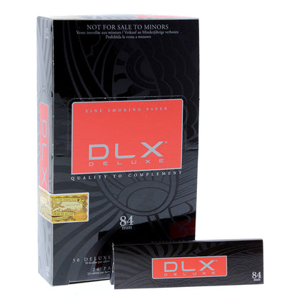 DLX Deluxe Rolling Papers 84mm (50 Leaves)