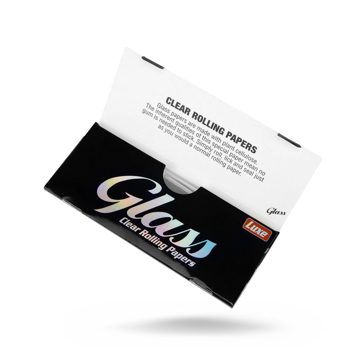 Luxe Clear Rolling Papers Glass King Size 40ct