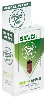 High Tea Herbal Wraps Green Apple (5 Wraps Per Pouch)