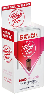 High Tea Herbal Wraps Mad Melon (5 Wraps Per Pouch)