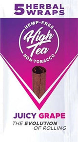 High Tea Herbal Wraps Juicy Grape (5 Wraps Per Pouch)