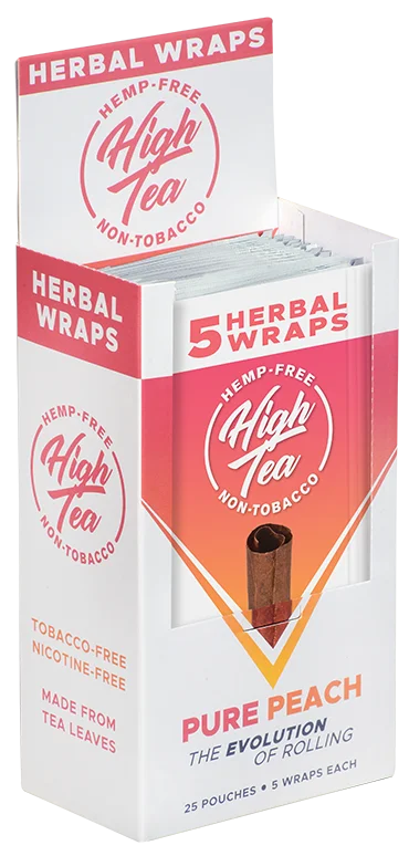 High Tea Herbal Wraps Pure Peach (5 Wraps Per Pouch)