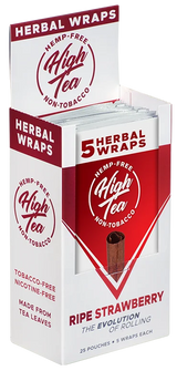 High Tea Herbal Wraps Ripe Strawberry (5 Wraps Per Pouch)
