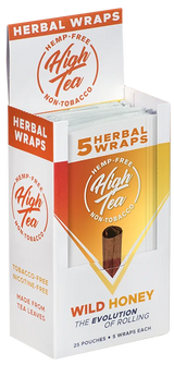 High Tea Herbal Wraps Wild Honey (5 Wraps Per Pouch)