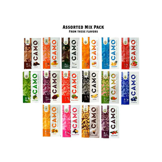 Camo Herbal Wraps Assorted Bundle 5ct (16)