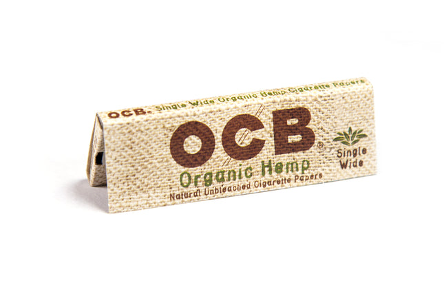 OCB Rolling Papers Organic Single Wide 50 Leaves (70mm)