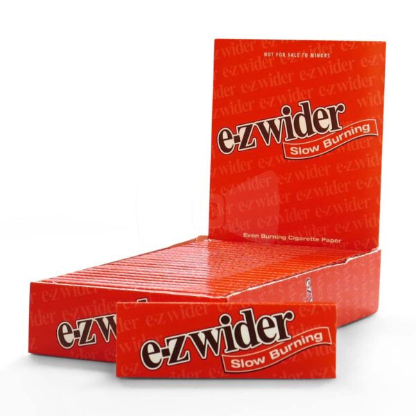 E-Z Wider Rolling Papers Orange Slow Burn 1 1/4 (24 Leaves)