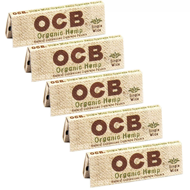 OCB Rolling Papers Organic Single Wide 50 Leaves (70mm)