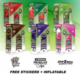 Blunt Wrap Hemp Wraps Bundle Retail Combo (90) & Blunt Wrap Inflatable