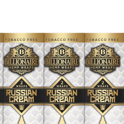Billionaire Hemp Wraps Russian Cream 2ct