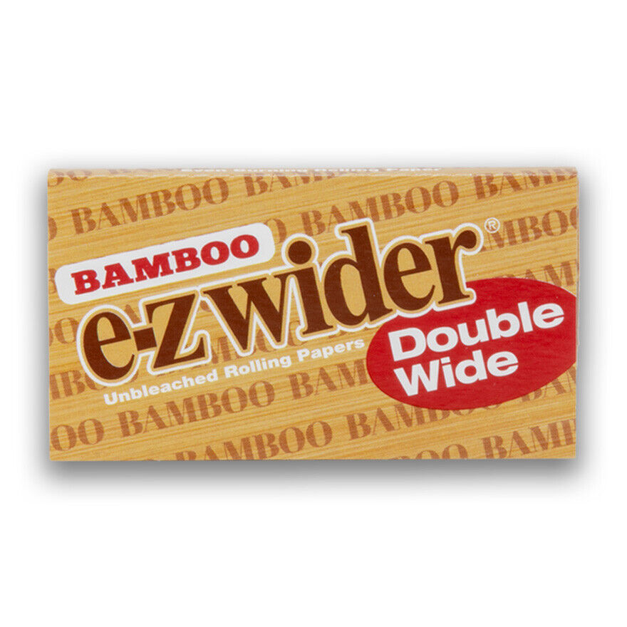 E-Z Wider Rolling Papers Bamboo Double Wide (24 Leaves)