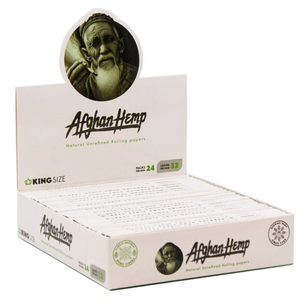 Afghan Hemp Rolling Papers King Size 32ct