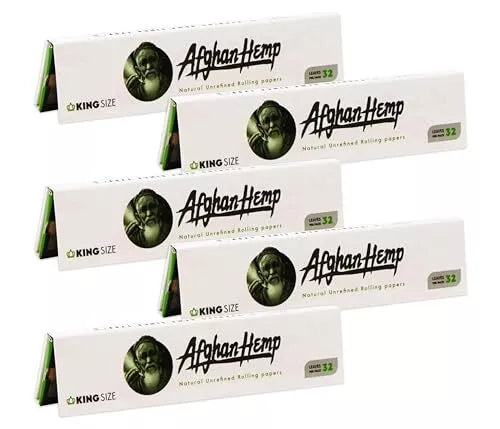 Afghan Hemp Rolling Papers King Size 32ct
